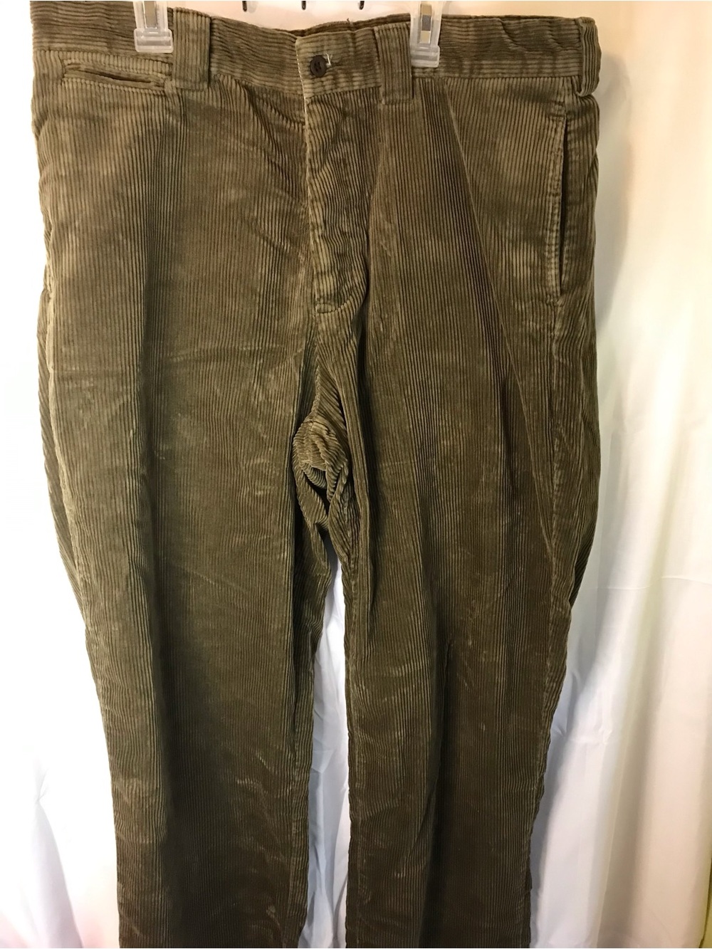Vintage Polo Ralph Lauren Brown Corduroy Skater Slacks Size 35x32